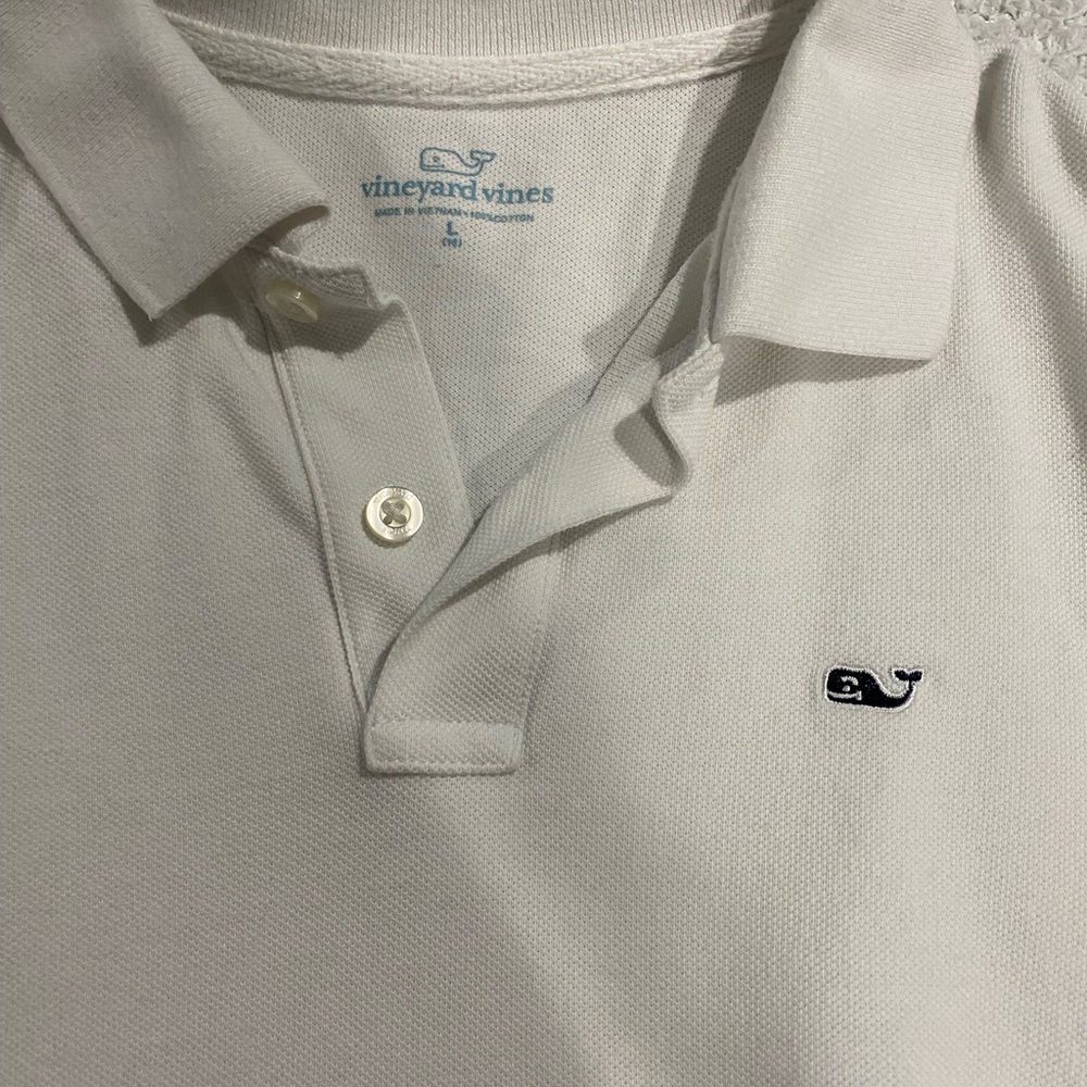 Vineyard Vines Boys White Polo Shirt